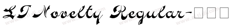 LTNovelty Regular字体转换